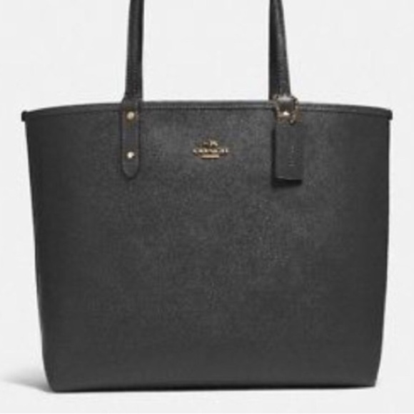 NWT Coach Reversible City Tote Bag Camo Rose - Picture 7 of 8